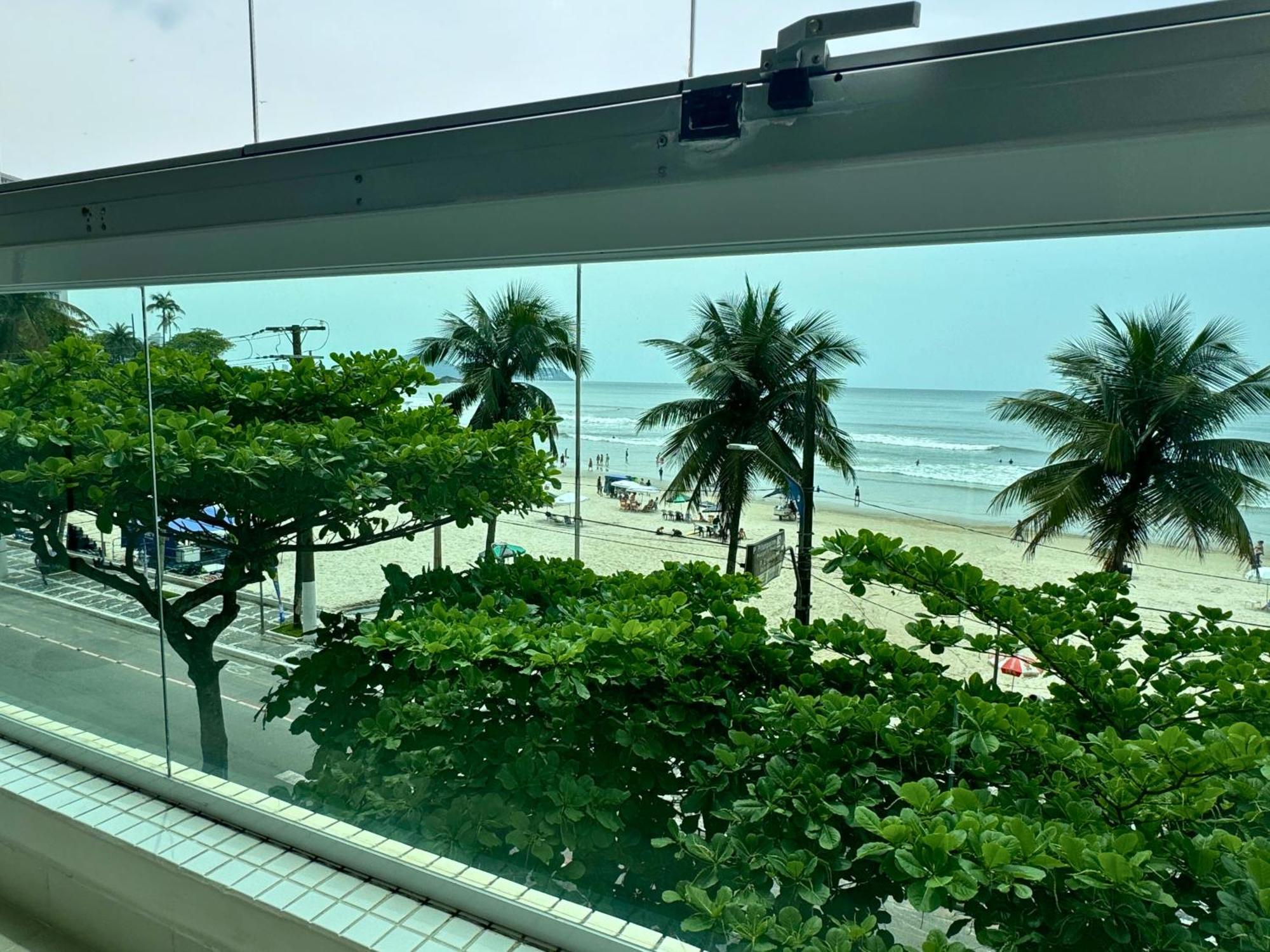 Apartamento Vista Para O Mar E Pe Na Areia Guaruja Ngoại thất bức ảnh